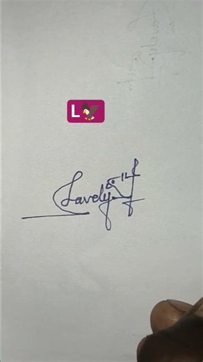 L signature style idea 💡 #signature #signaturestyle #foryou #calligraphy #viral #unique #instagram
