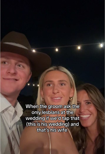 Lesbian Couple's Unique Experience at a Wedding