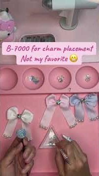 4 ways to build the same fancy bead ✨Part 2 uses nano tape + B-7000 glue. #beads #crafts #diy