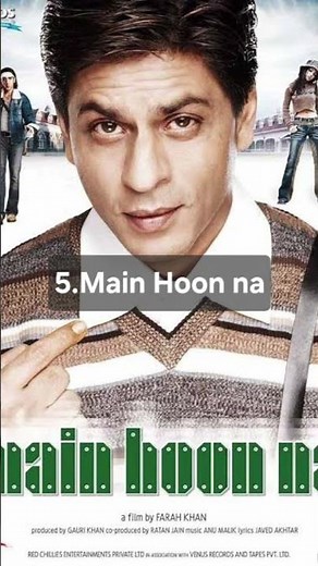 Top 10 Movies Of SRK #bollywood