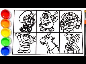 Drawing Toy Story Characters | How to draw Toy Story Characters | Toy Story | Toy Story