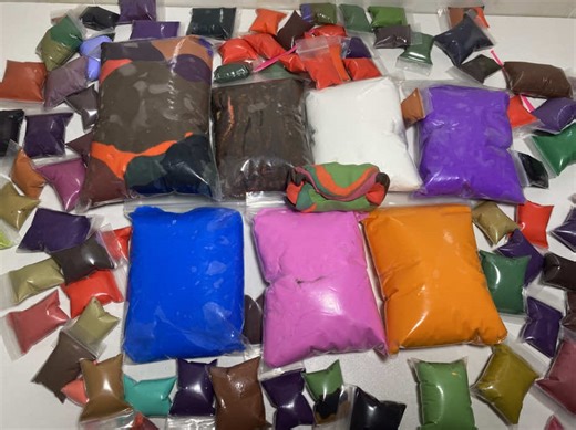 Satisfying ASMR Color Mixing with Polymer Clay