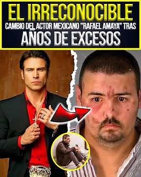 The unrecognizable transformation of Mexican actor "Rafael Amaya" after years of excess 😨💔 #celeb...