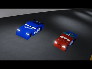 Playing Roblox Cars 3: Lightning McQueen Racing League