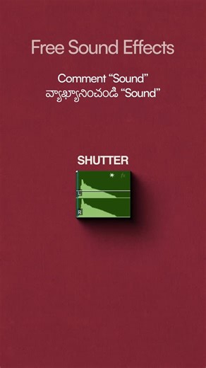 NeverStudio | Follow & Comment "Sound" to get the SFX Pack for free 🤞🏻. | Instagram