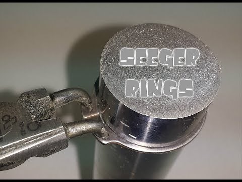 How to remove seeger rings, circlips, safety rings, elastic rings