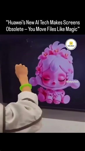 “Huawei’s New AI Tech Makes Screens Obsolete — You Move Files Like Magic” #huesync #dualpixel