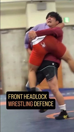Wrestling and Brazilian Jiu-Jitsu technique: Front headlock defence, ending in side control