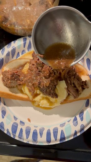 119K views · 2.6K reactions | My favorite way to eat left over pot roast! We call this a roast beef split! Have you tried this before? #roastbeef #leftovers #cheapmeals #fallflavors #mountaincookinwithmissy | Mountain Cookin’ with Missy | Facebook