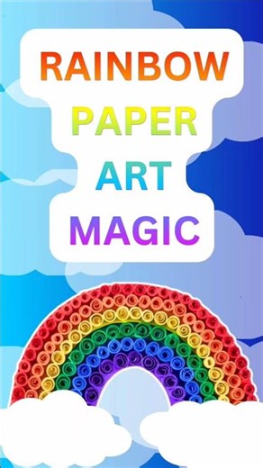 This Rainbow Quilling Craft Started With Da Vinci Eye App 🌈