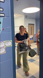 On Friday, our students showed off their school spirit and Marcos from Central Avenue Elementary won one of our #CollegeWeek24 prize packs! #WeAreSDOC | Osceola County School District