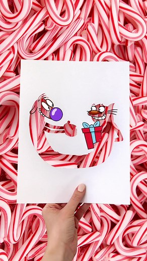 brb popping in the CatDog VHS 🐈🐕 #1990s #millenials #artistsoftiktok #diytiktok #happyholidays #holidayaesthetic