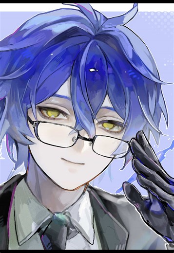 原神キャラを描いたデジタルアートイラスト