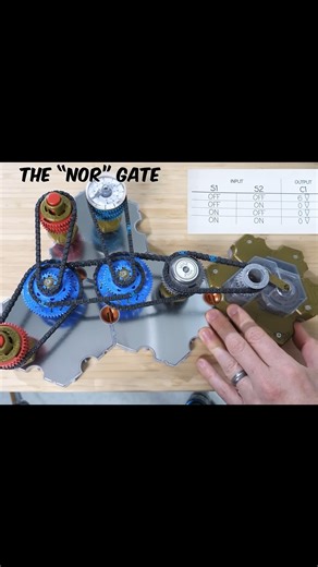 51K views · 596 reactions | Can you make a computer out of gears and chains? ​ #science #computer #engineering #experiment #gears #reels #fblifestyle | The Action Lab | Facebook