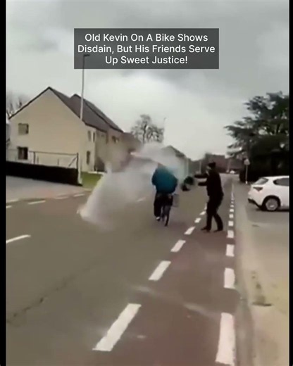Old Kevin On A Bike Shows Disdain, But His Friends Serve Up Sweet Justice!
