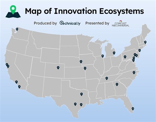 Where are the country’s most vibrant tech and startup communities?