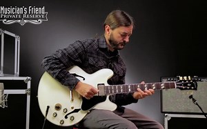 音色试听之Gibson 1964 ES-345 Mono Varitone Semi-Hollow Electric Guitar