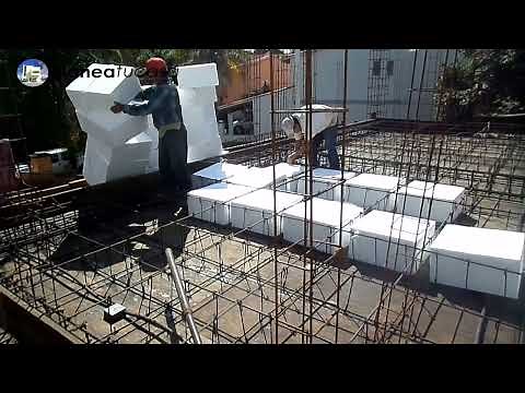 (3) CIMBRA, ARMADO Y COLADO DE CONCRETO EN LOSA RETICULAR (Construccion de Casa Paso a Paso)