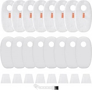 8 Pack Filter Replacement for Shark Rocket DeluxeProTruePet HV320 HV320C HV320W HV322 HV322Q HV319Q HV320W HV321 HV324Q HV325 UV330 UV422, Replacement Parts # 1080FTV320 & 1084FTV320