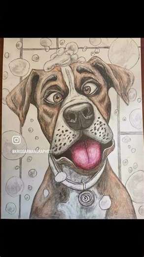 “Bubbles” Dog Drawing Animation