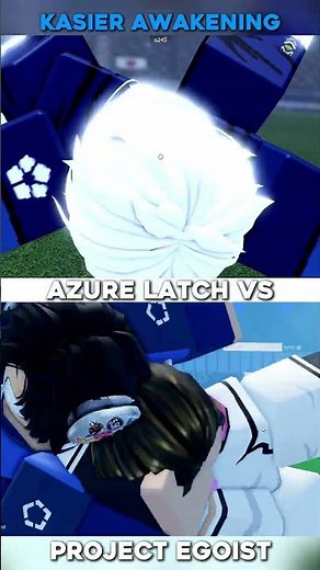 Azure Latch VS Project Egoist Kaiser's Awkening #roblox #azurelatch #michaelkaiser #bluelock