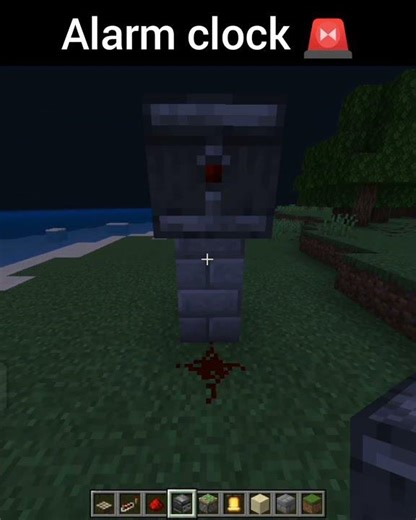 Minecraft Alarm clock 🚨#minecraft #shorts