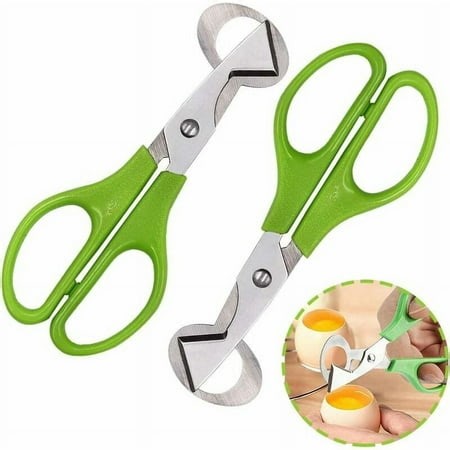 Elegant Quail Egg Slicer, Stainless Steel Quail-Egg Cutter, Kitchen Egg Shears Tool For Small Eggs, Easy-to-Grip ABS Plastic Handles, No Mess, Compact Structure, Dishwasher Safe (2 Pieces) - Walmart.ca