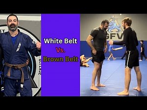 Jiu Jitsu White Belt Vs. Brown Belt