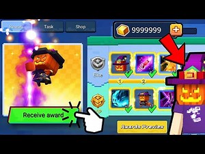 NEW FREE SCARY EVENT Battle Pass PET PUMPKIN With FREE PUMPKIN HELMET!! - Blockman Go BedWars