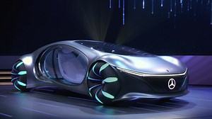 Mercedes-Benz VISION AVTR on stage at the CES 2020