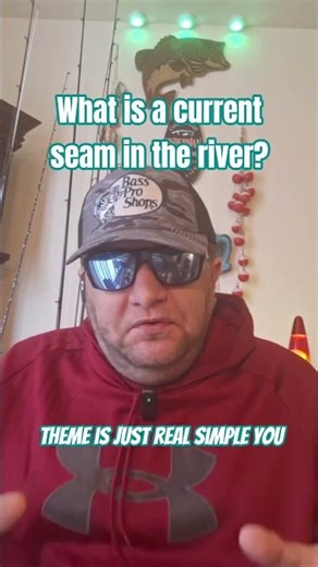 What is a current seam on the river keep it simple...#fyp#bassfishingtips