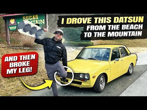 RECORD LEVELS OF PAIN! BOUGHT A CAR, THE ENGINE WIRING MELTED, AND I BROKE MY LEG ON THIS ROAD TRIP!