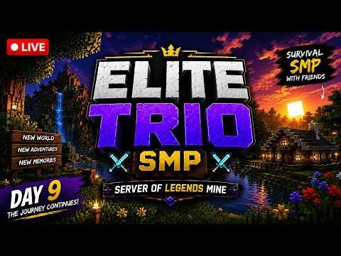 Elite Trio SMP Day 9 | New World, New Adventures