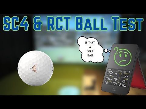 Voice Caddie SC4 Test with Titleist RCT Balls
