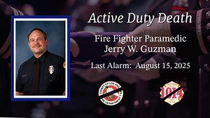 LACoFD mourns loss of veteran firefighter/paramedic