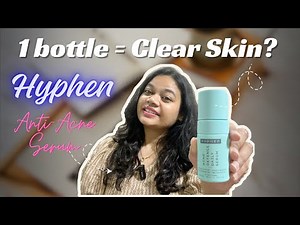 Finished the Whole Bottle😱 Hyphen Acne Defence Serum Honest Review | Azelaic & Salicylic acid serum