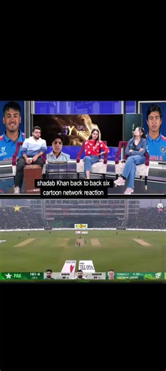Shadab Khan Back to Back Six: Cartoon Network Reaction