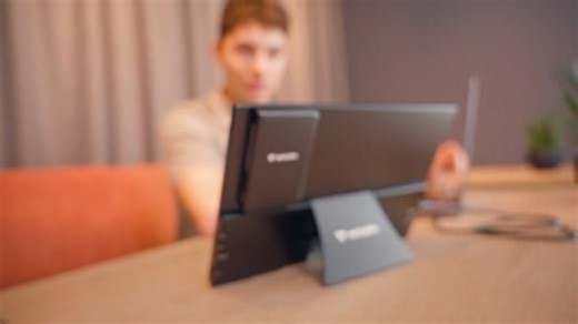 Verbatim PMT-13, Portable Touchscreen Monitor 13,3" aus Aluminium mit Powerbank 5000mAh, mobiler Full HD Bildschirm für Laptop, Tablet, PS5, Nintendo Switch mit USB-C sowie HDMI-Anschluss