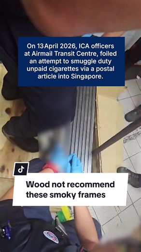Wood not recommend these smoky frames. #ICA #SecureBordersSafeSG #GuardiansOfOurBorders