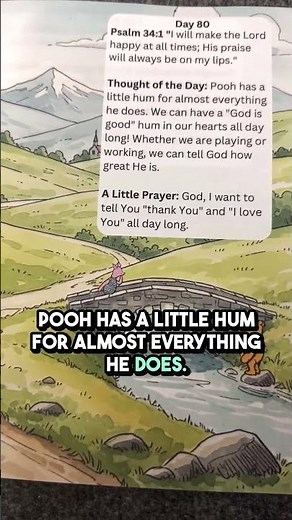 Day 80 Psalm Devotion with Winnie-The-Pooh #winniethepooh