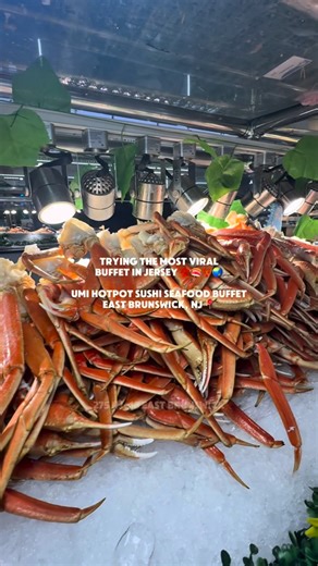 Ricky on Instagram: "TRYING THE MOST VIRAL BUFFET IN JERSEY 🍣🍱🐟 @umipremiumbuffet @umieastbrunswick 275 NJ-18 is completely viral for their 38.99 all you can eat deal I went insane completely stuffed myself to no ends!!! The customer service was amazing and when they found out I was a content creator they let me know if I took a picture id get a free steamed lobster! Wow! They go above and beyond love this brand get down here ASAP They’re open Christmas Eve, Day and New Years! 🚀"