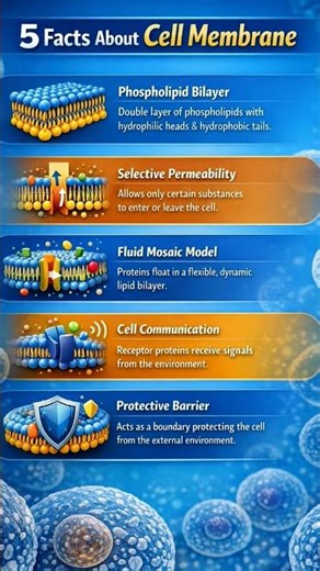5 facts about Cell Membrane | Insightsofbiology | Subscribe
