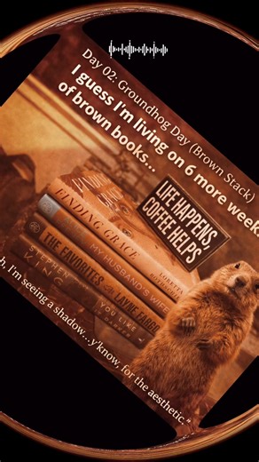 The groundhog saw his shadow… I saw my brown book era beginning 🤎 Six more weeks of winter reading? I’m not mad about it. QOTD: Do you match your books to the season? Hashtags: #GroundhogDayReads #SeasonalReading #BookAesthetic #booktokfyp #readersoftiktok
