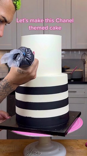 Chanel Themed Cake Tutorial