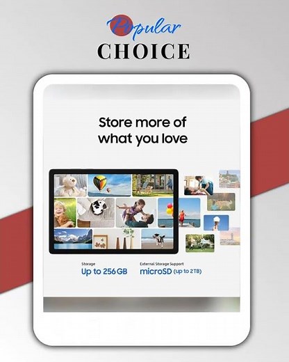 Samsung Galaxy Tab A11+, 27.82 cm (11 inch) Display, 6 GB RAM, 128 GB Storage, 90Hz Refresh Rate,...