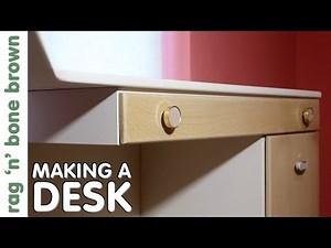 Making A Desk For My Fiancé #AD