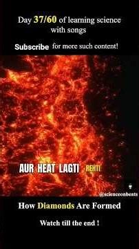 How Diamonds are Formed 😎😅 || science on beats