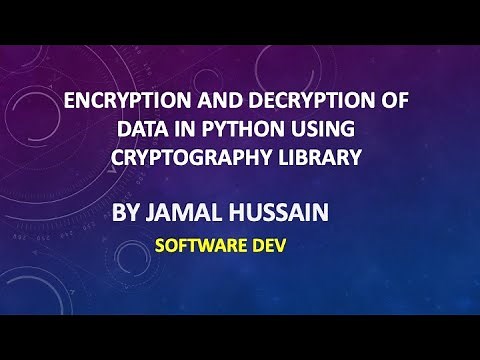 How to encrypt and decrypt data using Cryptography Library Python