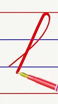 how to write small letter f in cursive handwriting