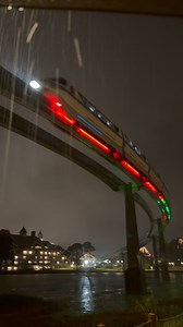 The Walt Disney World Monorail bound for Magic Kingdom, rain or shine! #monorailmonday | See WDW